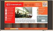 Historischer Screenshot der früheren internetcafe.ch Website